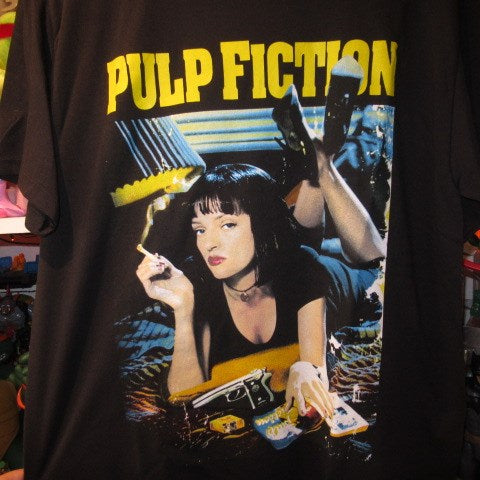 PULP FICTION ★ パルプフィクション ★ 映画 ★ Tシャツ ★ ユマ・サーマン ★ タランティーノ ★ Lサイズ ★★