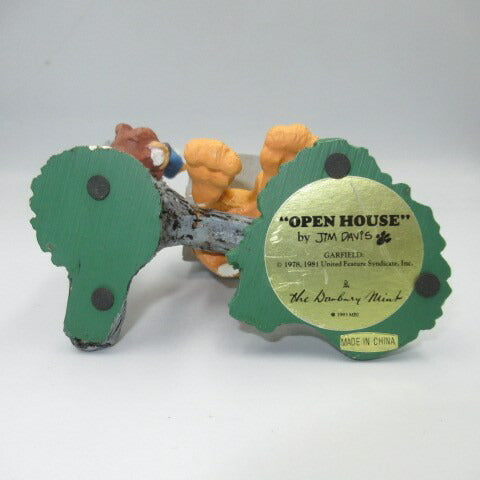 80's★Garfield★ガーフィールド★陶器★vintage★ビンテージ★人形★フィギュア★ぬいぐいるみ★鳥の巣★鳥★木★