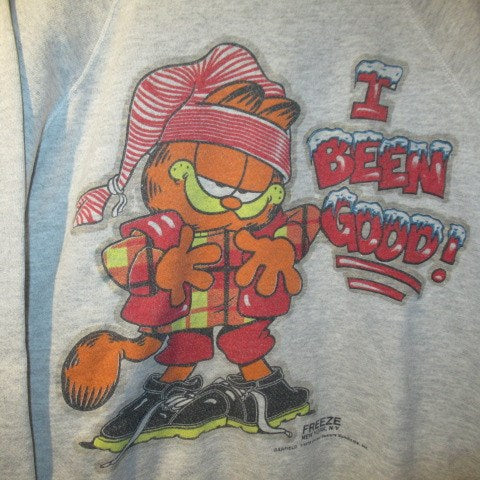 ビンテージ★GARFIELD★ガーフィールド★トレーナー★スウェット★フィギュア★人形★ぬいぐるみ★XLサイズ★USED★