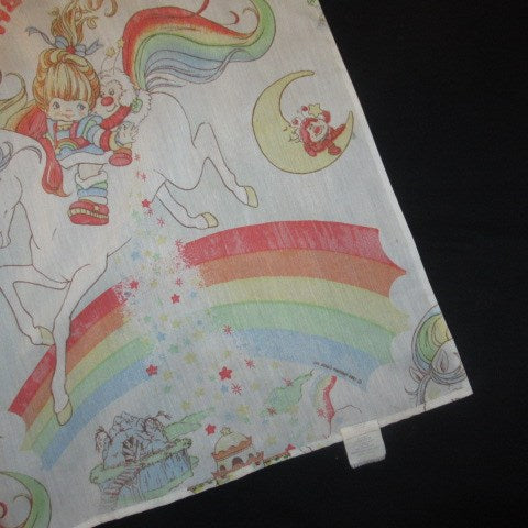 ビンテージ★RAINBOW BRITE★レインボーブライト★シーツ★ピローケース★布★人形★フィギュア★ぬいぐるみ★USED★フラットシーツ★