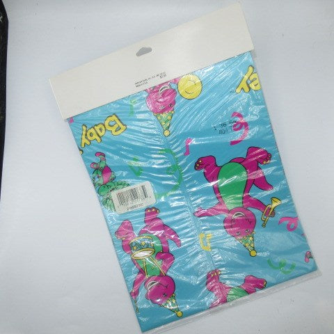 Barney★Dinosaur Barney★Wrapping paper★Gift Wrap★Present★1 sheet★76x100cm★Doll★Figure★Plush toy★With ribbon★
