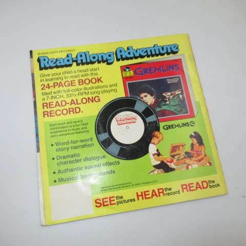80's★1984年★GREMLiNS★グレムリン★ギズモ★レコード付き絵本★読み聞かせ★人形★フィギュア★ぬいぐるみ★