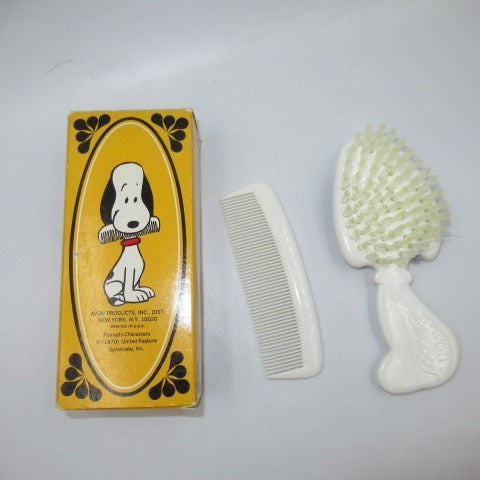 ビンテージ★AVON★エイボン★SNOOPY★Peanuts★スヌーピー★Comb&Brush★コームとブラシのセット★人形★フィギュア★ぬいぐるみ★