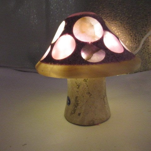 キノコ★マッシュルーム★MUSHROOM LIGHT★ルームライト★ナイトライト★デコレーションライト★ディスプレイ★パープル★