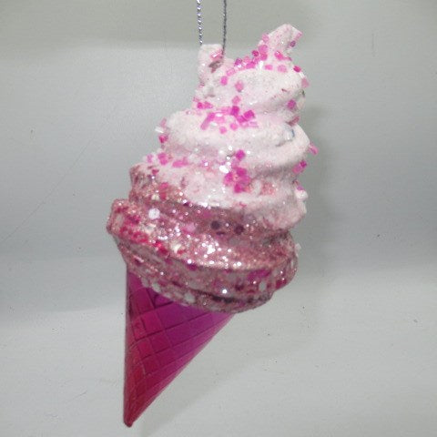 クリスマスオーナメント★Christmas Ornament★クリスマスツリー★ソフトクリーム★ピンク★スウィーツオーナメント★フィギュア★人形★ぬいぐるみ★