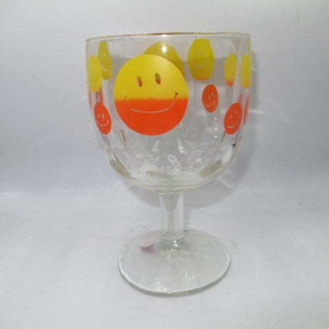 Vintage★70's★Smiley Face★Smile★Smiley★Happy Face★Goblet Mug★Glass★Cup★★Figure★Doll★Plush★