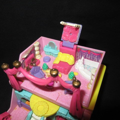 90's★Polly Pocket★Compact★Playhouse★Miniature★Dollhouse★Doll★Figure★Stuffed animal★Book★Yellow★