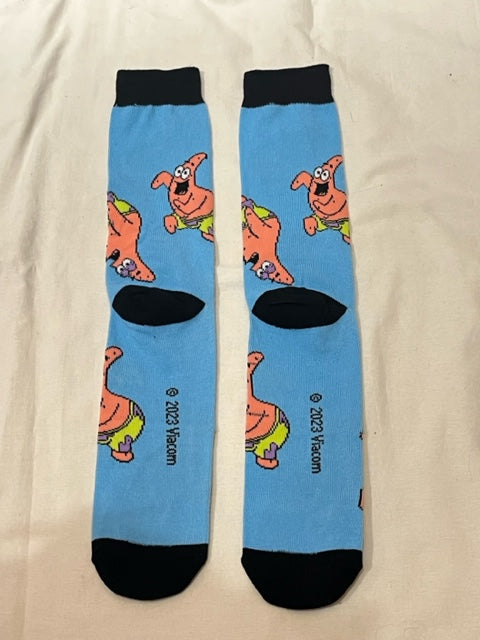 spongebob★スポンジボブ★Patrick★パトリック★blue★ブルー★socks★ソックス★メンズ★ウィメンズ★人形★ぬいぐるみ★フィギュア★③★
