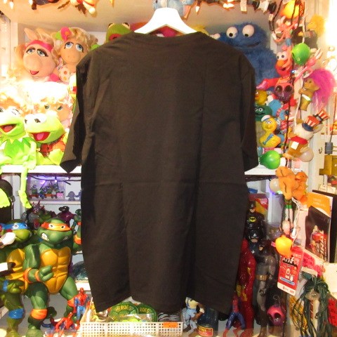 ALF★アルフ★Tshirt★Tシャツ★XLサイズ★人形★ぬいぐるみ★フィギュア★□★ブラック★★