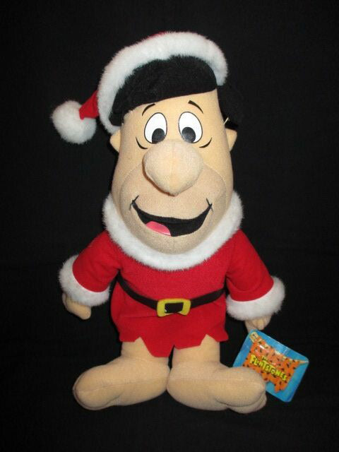 Vintage★The Flint Stones★Flintstones★Fred★Doll★Santa★Figure★Stuffed animal★Hanna-Barbera★