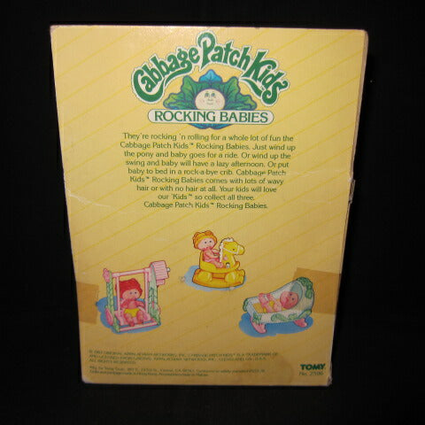 80's★1983★CabbagePatchKids★Cabbage dolls★ROCKING BABIES★Babies★Girls★Figures★Rocking horse