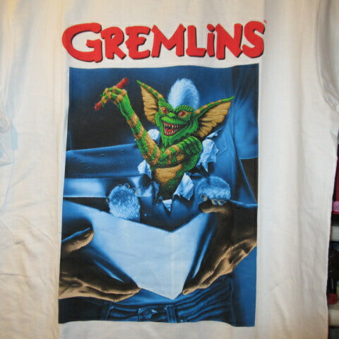 GREMLINS★Gremlins★T-shirt★Gizmo★Stripe★Stuffed animal★Doll★Figure★XL size★White