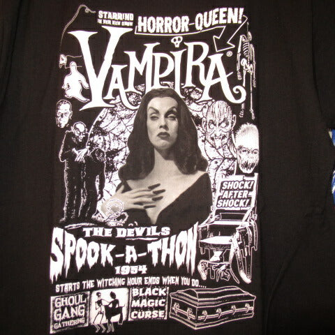 Elvira★Elvira, Mistress of the Dark★T-shirt★Vampira★Vampire★Stuffed animal★Doll★Figure★MONSTER★HORROR★L size
