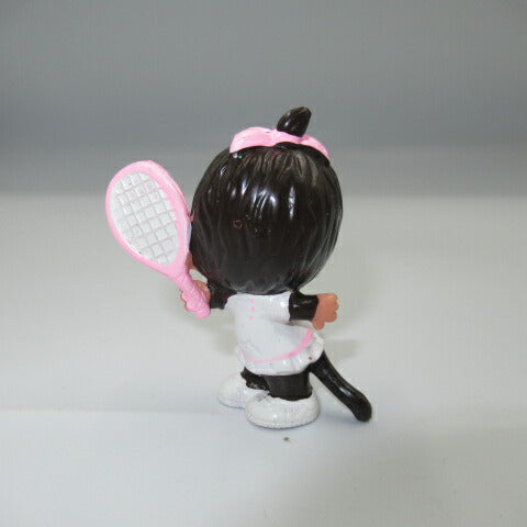 70's★1979年★ビンテージ★モンチッチ★Monchhichi★PVC★フィギュア★人形★ぬいぐるみ★VINTAGE★サル★猿★テニス★ピンク