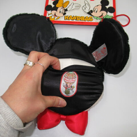 DeadStock★ビンテージ★Mickey Mouse★ミッキー★フェイスポーチ★バッグ★ショルダー★ぬいぐるみ★人形★オールド★ディズニー★ミッキーマウス★DISNEY★デッドストック