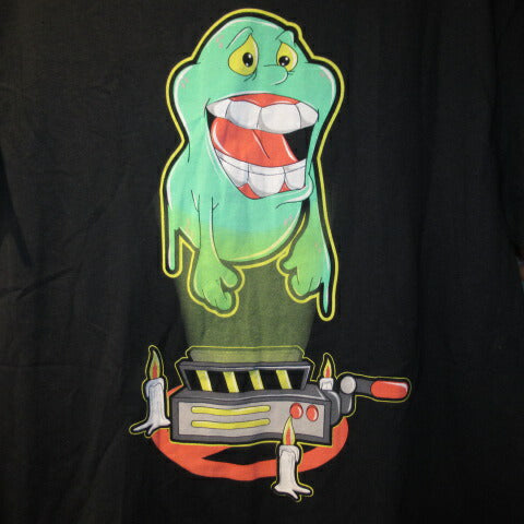 GHOSTBUSTERS★Ghostbusters★Slimer★T-shirt★Plush toy★Doll★Figure★M size★Black★USED