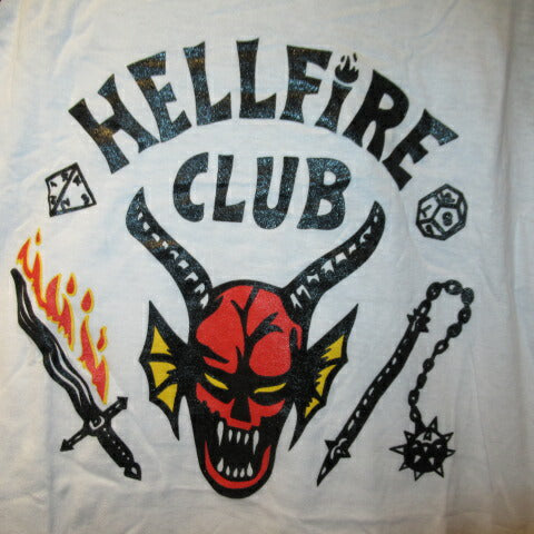 STRANGER THINGS★Stranger Things★T-shirt★HELLFIRE CLUB★Long T★Eleven★Figure★NET FLIX★XL size★Long sleeve★Long sleeve★Raglan★New