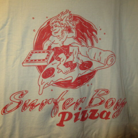 STRANGER THINGS★Stranger Things★T-shirt★SurferBoy Pizza★Eleven★Mike★Figure★NET FLIX★L size★Cream