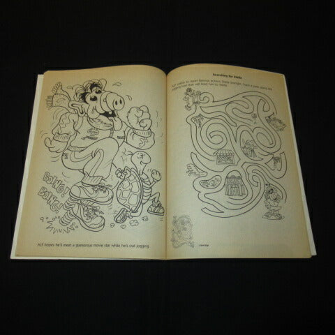 1987年★ビンテージ★NHK海外ドラマ★ALF★アルフ★ぬり絵★Coloring Book★絵本★コミック★★フィギュア★人形★ぬいぐるみ