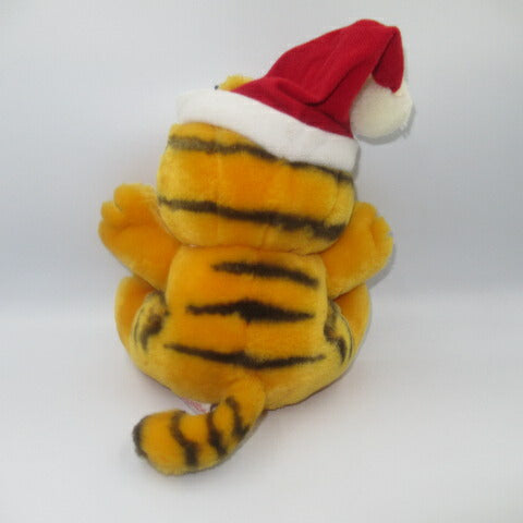 80's★ビンテージ★ガーフィールド★ぬいぐるみ★人形★フィギュア★GARFIELD★DAKIN★クリスマス★20センチ★サンタクロース★吸盤付