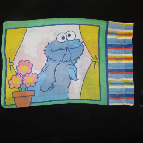 SESAME STREET★セサミストリート★ピローケース★枕カバー★シーツ★エルモ★クッキーモンスター★CookieMonster★オスカー★Oscar The Grouch★アーニー★バート★VINTAGE★ぬいぐるみ★フィギュア★人形★USED