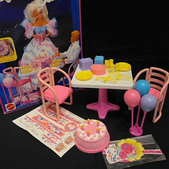 Dead stock! 1992★90's★Barbie★Barbie★Birthday Party Barbie★Birthday Party★Playset★Figure★Doll