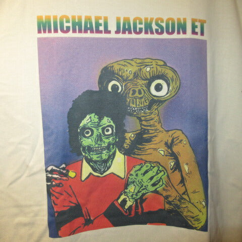 E.T★Tシャツ★ZOMBI E.T &ZOMBI マイケル★マイケル・ジャクソン★ぬいぐるみ★人形★フィギュア★Lサイズ★ベージュ★ゾンビ