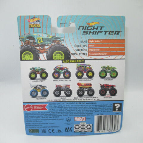 HOT WHEELS★ホットウィール★Monster Trucks★ダイカストカー★人形★フィギュア★HOT ROD★NIGHT SHIFTER
