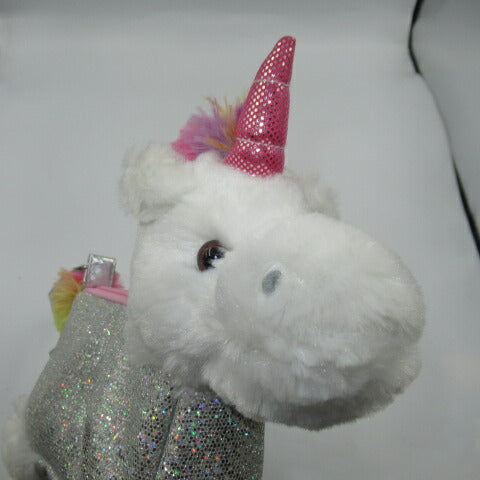 ユニコーン★UNICORN★ぬいぐるみショルダーバッグ★Bag★人形★フィギュア★ホワイト★