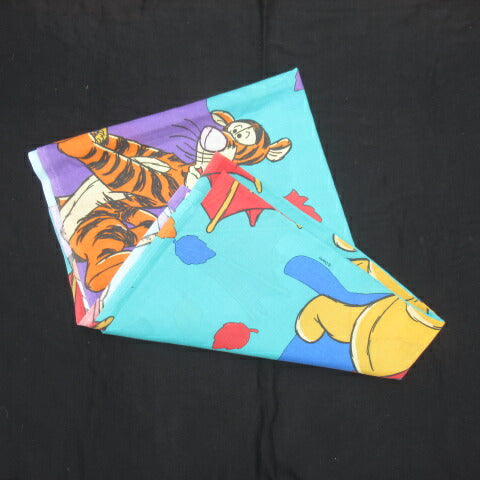 Disney★ビンテージ★Winnie the Pooh★クマのぷーさん★フラットシーツ★人形★フィギュア★総柄★USED