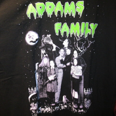 ADDAMS FAMILY★Addams Family★T-shirt★Stuffed animal★Doll★Figure★XL size★Black