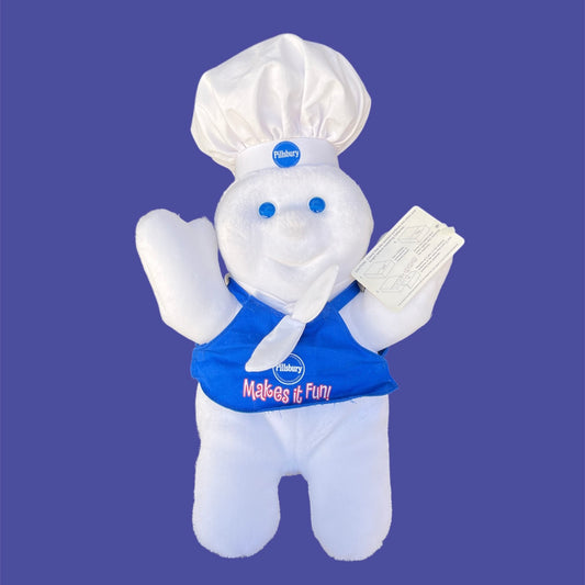 1998年★90's★Vintage★ビンテージ★Doughboy★ドゥボーイ★ドーボーイ★PILLSBURY★アドバタイジング★企業もの★Talking★Plush★ぬいぐるみ★人形★フィギュア