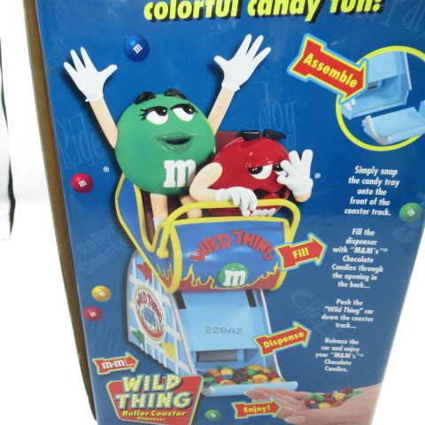 m&m's★エムアンドエムズ★チョコレート★ディスペンサー★ジェットコースター★フィギュア★人形★ぬいぐるみ★ビンテージ★