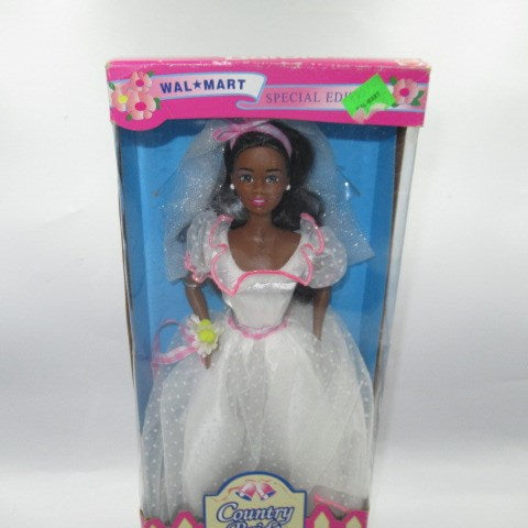 90's★1994年★Barbie★バービー★Country Bride★カントリーブライド★花嫁★ウェディングドレス★黒人★WAL MART ★special edition★フィギュア★人形★