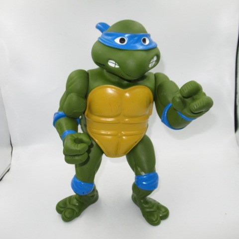 1989年★80's★TURTLES★タートルズ★ジャイアントタートルズ★レオナルド★フィギュア★人形★ぬいぐるみ★３６センチ★