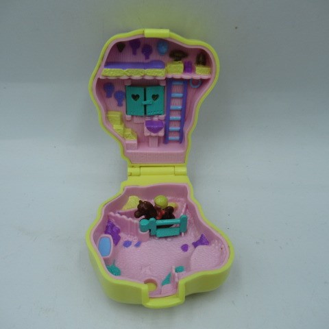 90’s★ビンテージ★POLLY POKET ★ポーリーポケット★コンパクト★フィギュア★人形★ミニチュア★ままごと★ポニー★黄色★