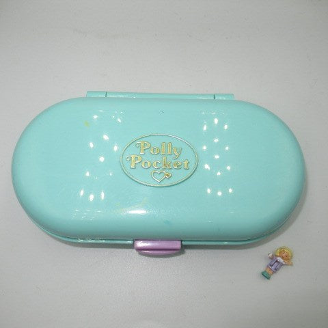 90’s★ビンテージ★Polly Pocket★ポーリーポケット★コンパクト★フィギュア★人形★ミニチュア★ままごと★スタンプセット★公園★ミントカラー★