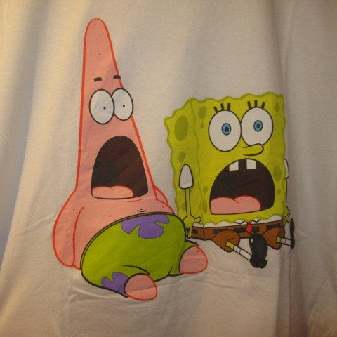 Spongebob★スポンジボブ★パトリック★Tshirt★Tシャツ★Lサイズ★ホワイト★人形★フィギュア★ぬいぐるみ★