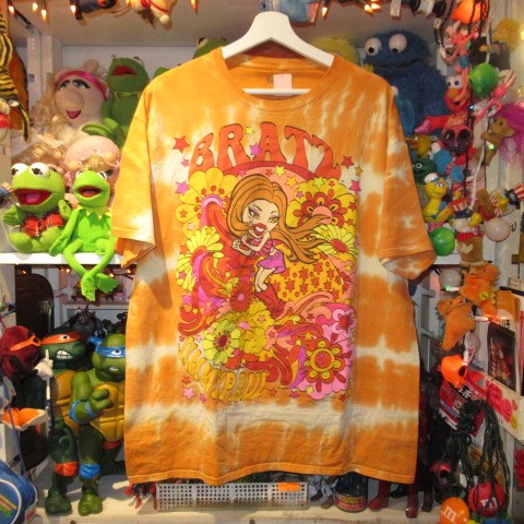 BRATZ★Bratz★T-shirt★Size L★Figure★Doll★Plush toy★Tie-dye★USED★Y2K★ 