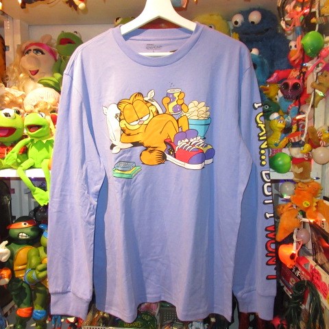 GARFIELD★Garfield★T-shirt★Long sleeve★Long T★Long sleeve★L size★New★Figure★Doll★Plush toy★ 