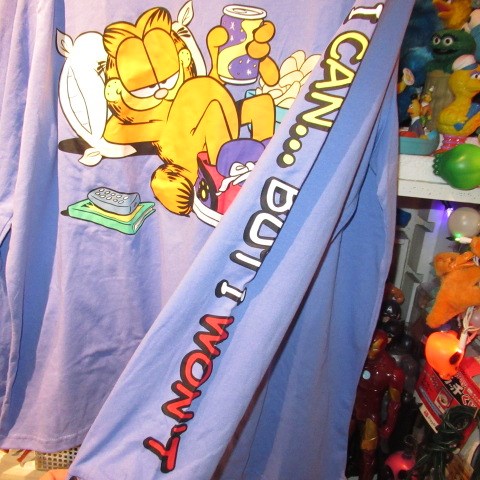 GARFIELD★Garfield★T-shirt★Long sleeve★Long T★Long sleeve★XL size★New★Figure★Doll★Plush toy★ 
