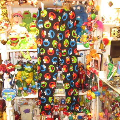 SESAME STREET★セサミストリート★ルームパンツ★パジャマパンツ★Men's Mサイズ★エルモ★オスカー★クッキーモンスター★新品★フィギュア★人形★