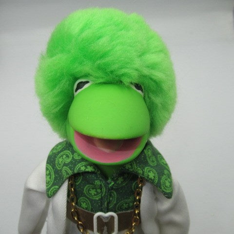 Rare! 2006★The Muppets★Muppet Show★★KERMIT★Miss. Piggy★Kermit &amp; Miss Piggy★Porcelain Doll★Afro★70'S★Figure★Doll★ 