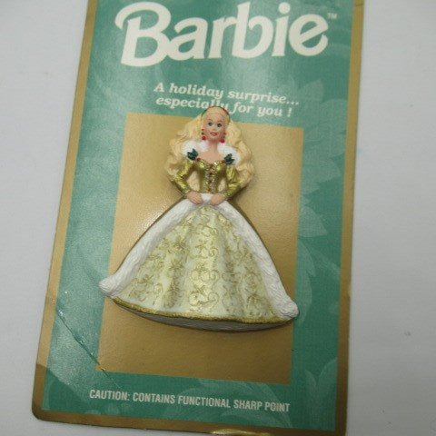 1995年★Barbie★バービー★バッジ★ピンズ★人形★フィギュア★ぬいぐるみ★ホリデー★クリスマス★