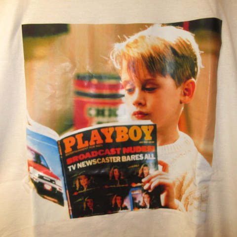 Macaulay Culkin★T-shirt★HOME ALONE★Home Alone★L size★White★New★Figure★Doll★Plush toy★ 