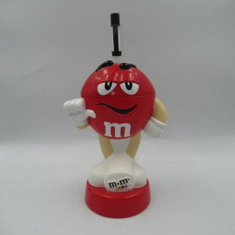 90’s★M&M's★エムアンドエムズ★ドリンクボトル★タンブラー★ディスプレイ★ディスペンサー★フィギュア★ぬいぐるみ★人形★レッド★
