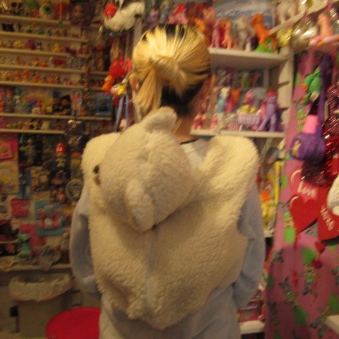 Rare! 1986★Vintage★Snuggle Bear★Snuggle Bear★FurFur★Backpack★Rucksack★Plush Rucksack★Figure★Doll★Plush Toy★ 