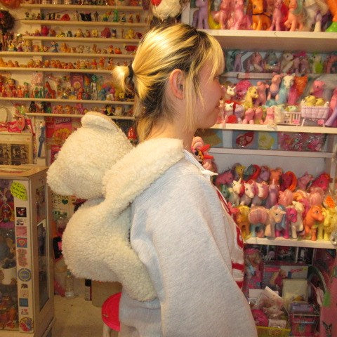 Rare! 1986★Vintage★Snuggle Bear★Snuggle Bear★FurFur★Backpack★Rucksack★Plush Rucksack★Figure★Doll★Plush Toy★ 