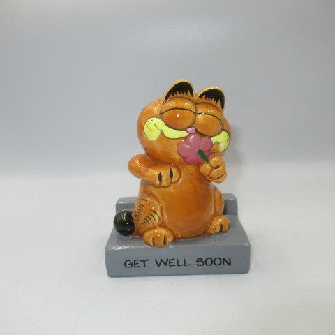 80's★GARFIELD★ガーフィールド★陶器の置物★人形★フィギュア★ぬいぐるみ★ビンテージ★
