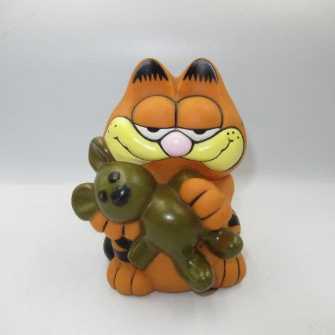 80's★GARFIELD★ガーフィールド★BANK★貯金箱★バンク★ソフビ★人形★フィギュア★ぬいぐるみ★ビンテージ★
